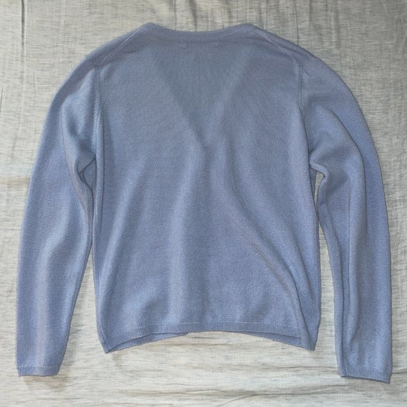 Isle of Skye Scotland Cashmere Cardigan in Light Blue, Size EU 38/US 8 - Picture 4 of 7